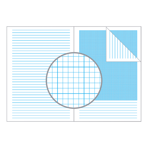 Olympic Science Book 2mm Graph / 8mm Ruled A4 48 pages