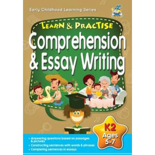 Learn And Practise KG to Year 2 Comprehension Book
