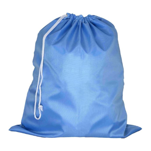 Blue Drawstring Bag