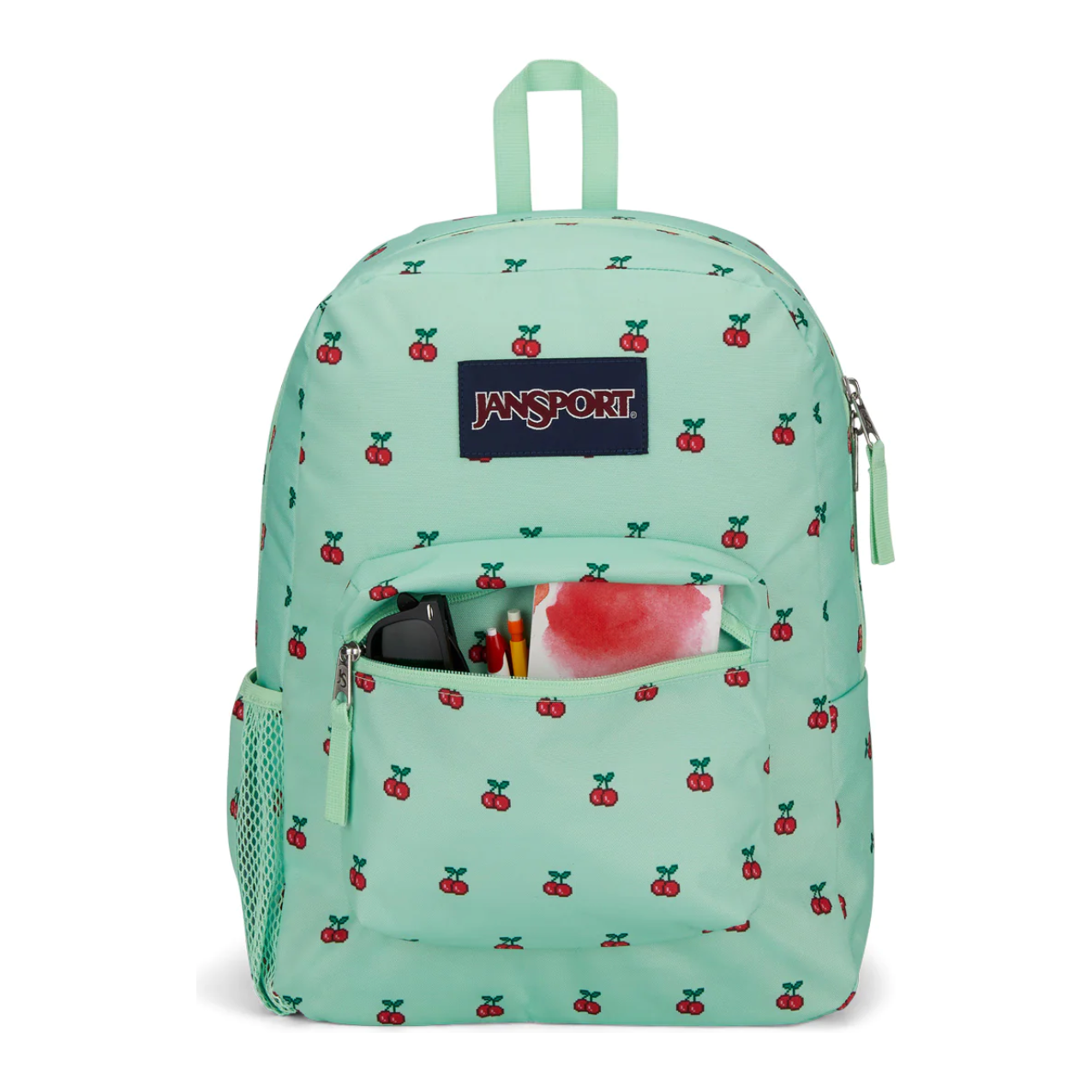Jansport Cross Town Backpack - 8 Bit Cherries