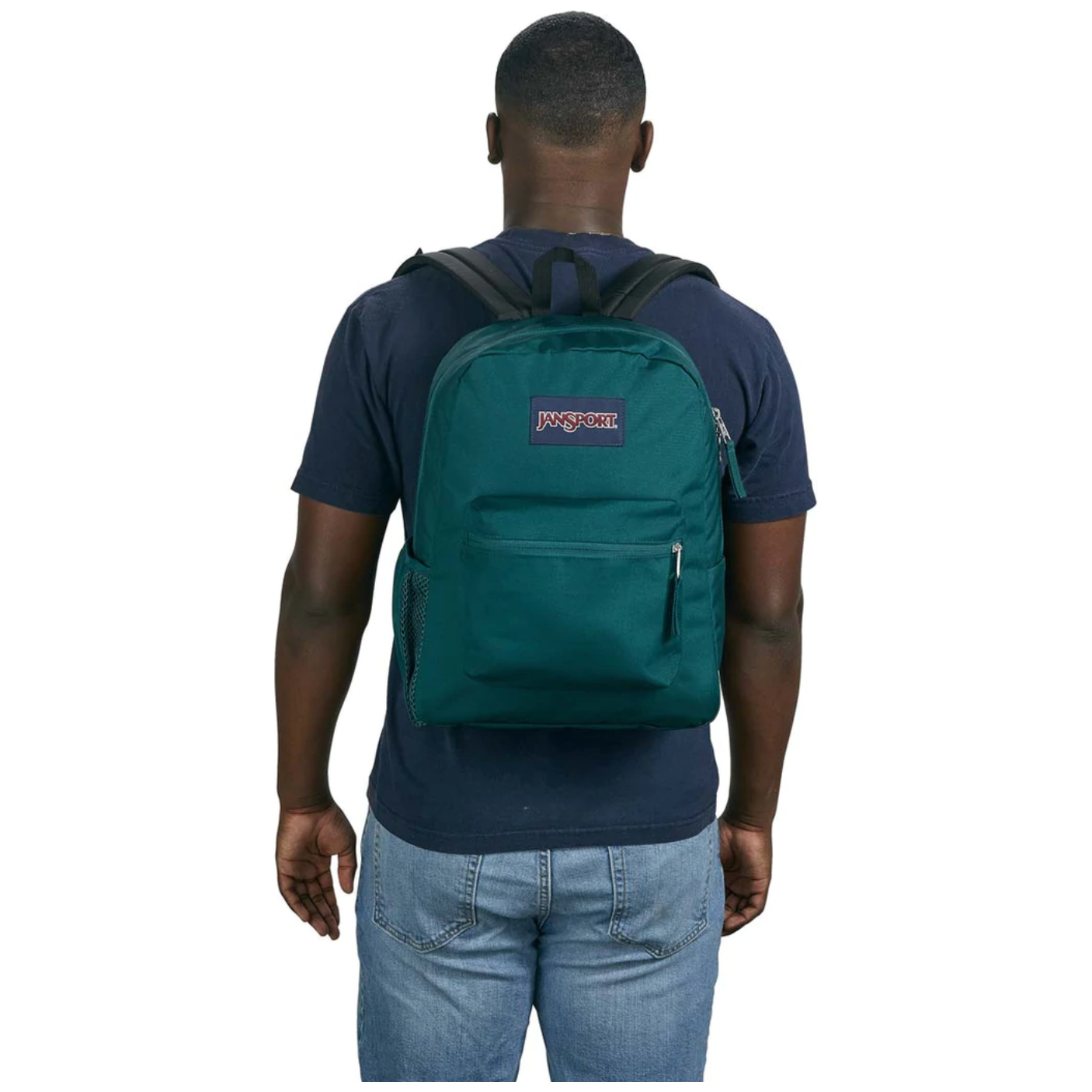 Jansport Cross Town Backpack Deep Juniper Brilliant Minds