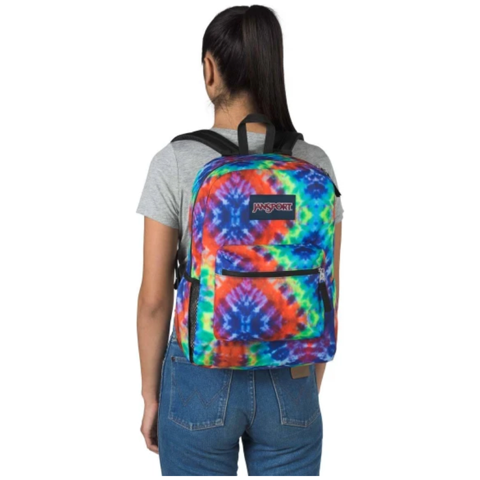 Jansport Cross Town Backpack- Red Hippie Days