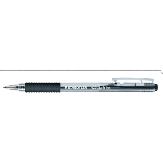 Ballpoint Pen - Staedtler - 423 - Retractable - Fine - Black (Single)