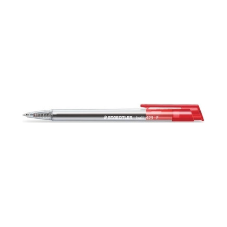 Ballpoint Pen - Staedtler - 423 - Retractable - Fine - Red (Single)