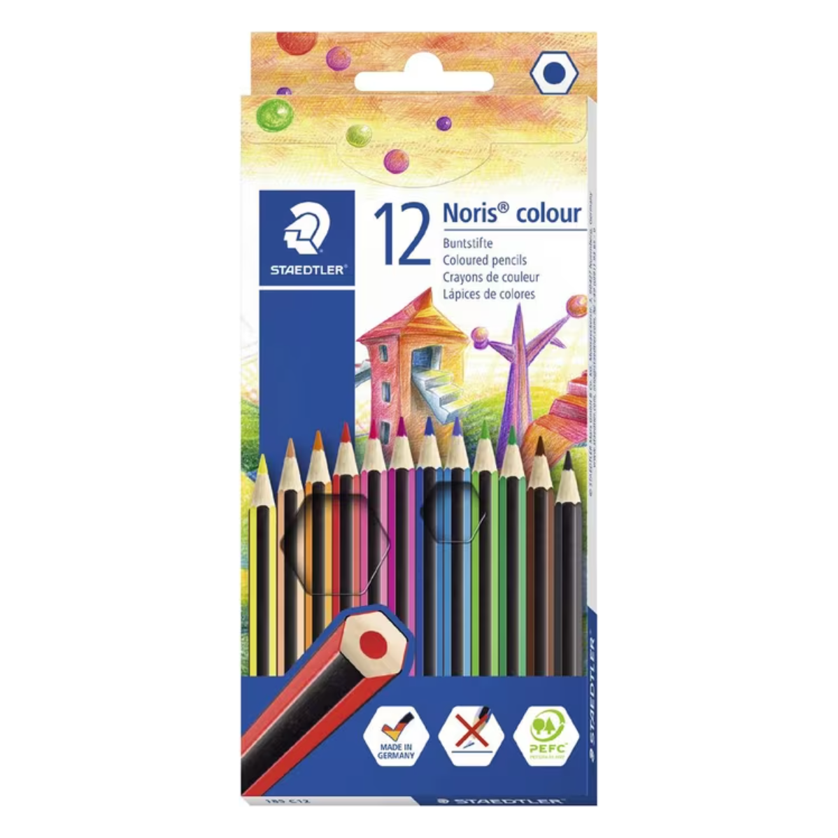 Staedtler Noris Coloured Pencils 12 Pack — Brilliant Minds Australia