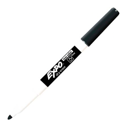 Expo Whiteboard Marker Fine Black (Individual or 12 Pack)