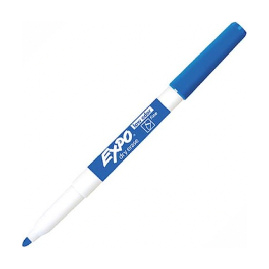 Expo Whiteboard Marker Fine Blue (Individual or 12 Pack)
