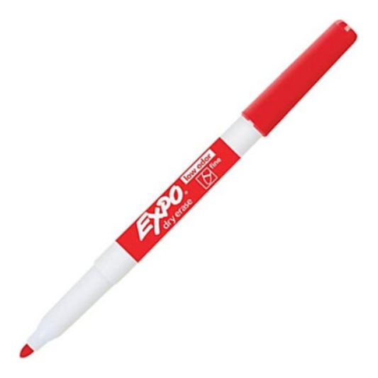 Expo Whiteboard Marker Fine Red (Individual or 12 Pack)