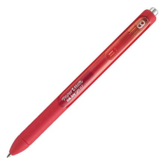 Paper Mate Inkjoy Retractable Gel Pen 0.7mm Red (Individual)