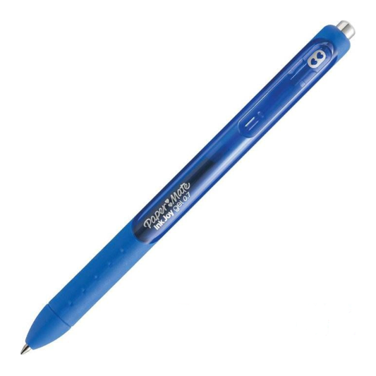 Paper Mate Inkjoy Retractable Gel Pen 0.7mm Blue (Individual)