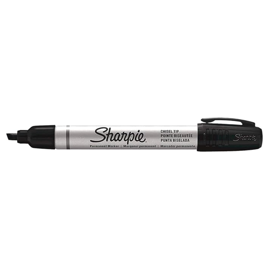 Sharpie Metal Permanent Markers Chisel Tip Black