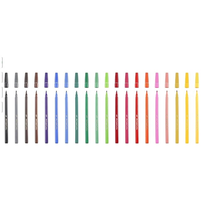 Faber Castell 20 Fibre-Tip Colour Markers