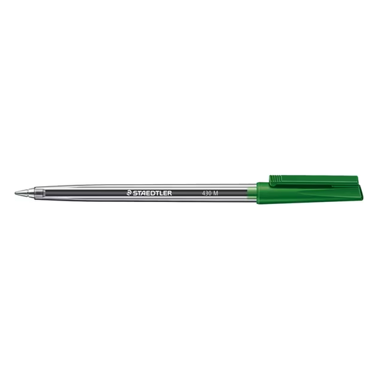 Staedtler 430 Medium Ballpoint Pens - Green (Individual)