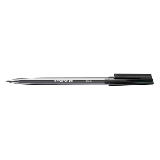 Staedtler 430 Medium Ballpoint Pens - Black (Individual)