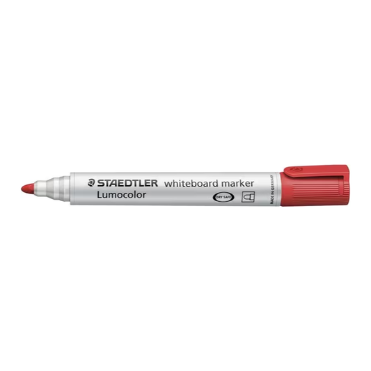 Staedtler Lumocolor Whiteboard Marker Bullet Tip - Red (Individual)