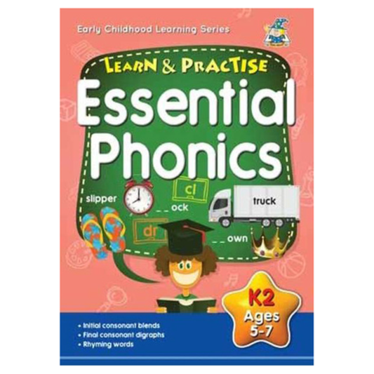 Learn & Practise Workbook Essential Phonics K2 (Ages 5 - 7)