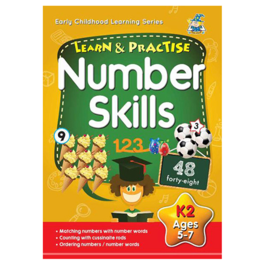 Learn & Practise Workbook Number Skills K2 (Ages 5 - 7)