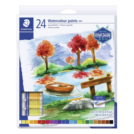 Staedtler Watercolour Paints Assorted (24 Pack)