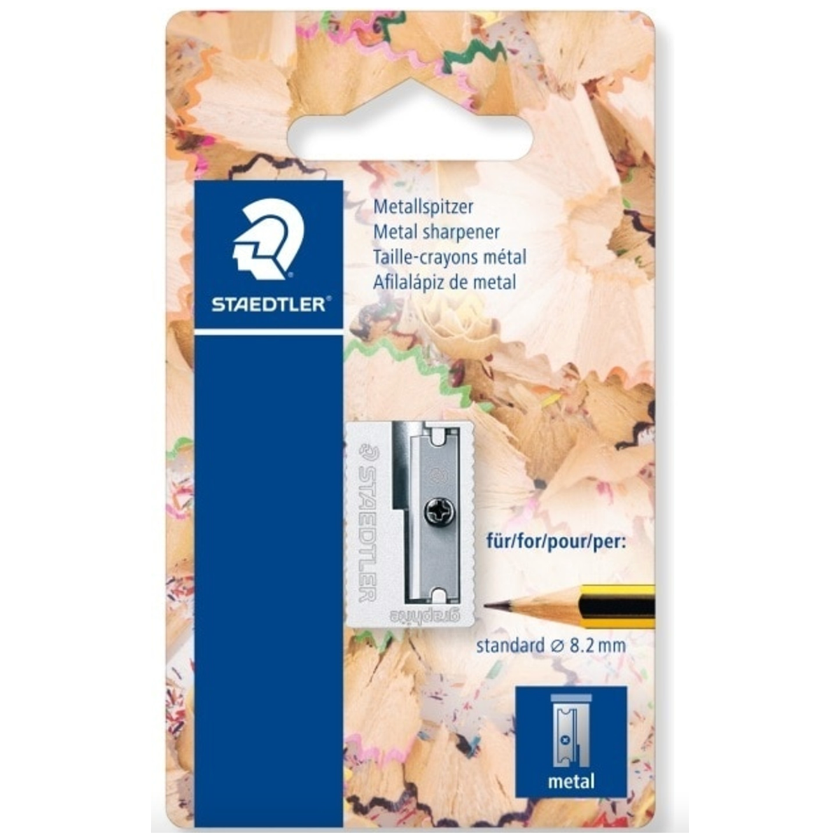 STAEDTLER 510 SINGLE HOLE METAL SHARPENER FOR STANDARD SIZED GRAPHITE ...