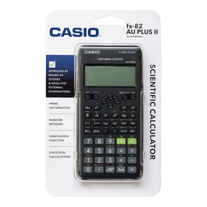 Casio fx-82AU PLUS II 2nd Edition Scientific Calculator