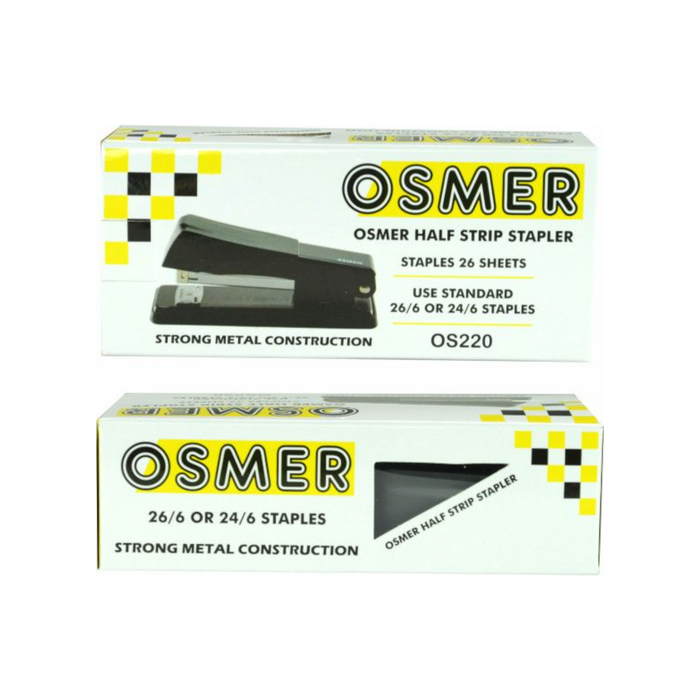 OSMER HALF STRIP METAL STAPLER