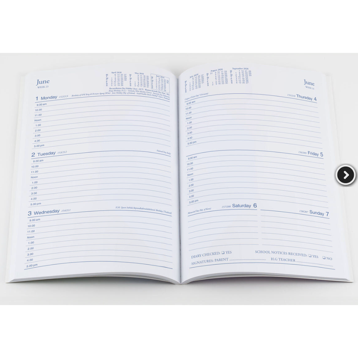 Collins Debden Student School Diary 2026 A5