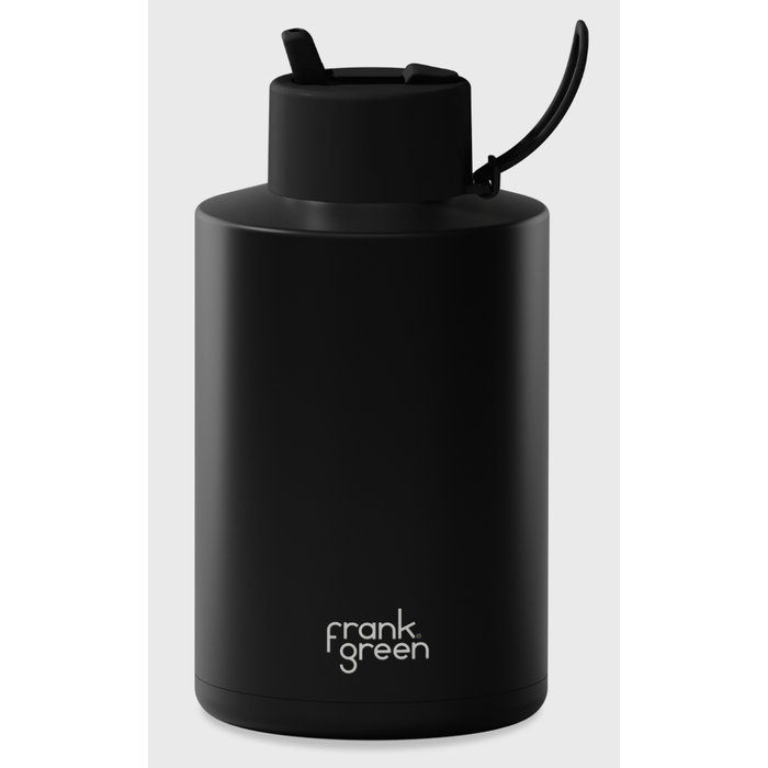 Frank Green 2L Stainless Steel Ceramic Reusable Bottle with Flip Straw Lid