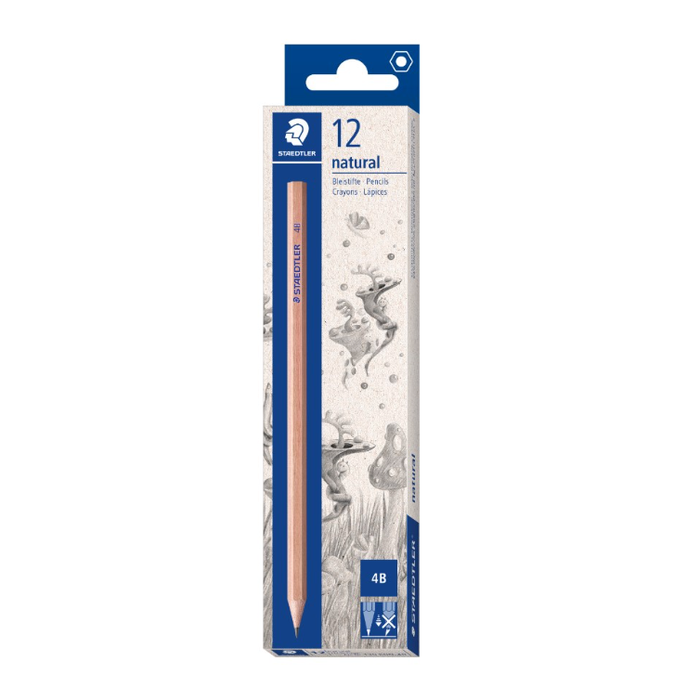 Staedtler Natural 4B Graphite Pencils (Assorted Packs)