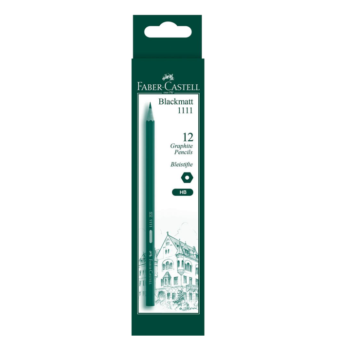Faber-Castell 1111 Graphite Pencils HB 12 Pack