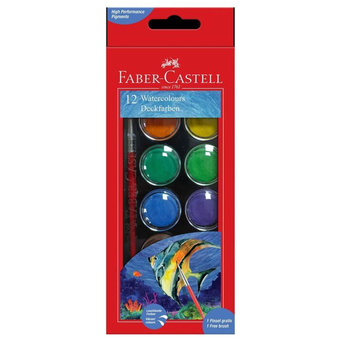 Faber-Castell Blendable School Watercolour Paint Pan