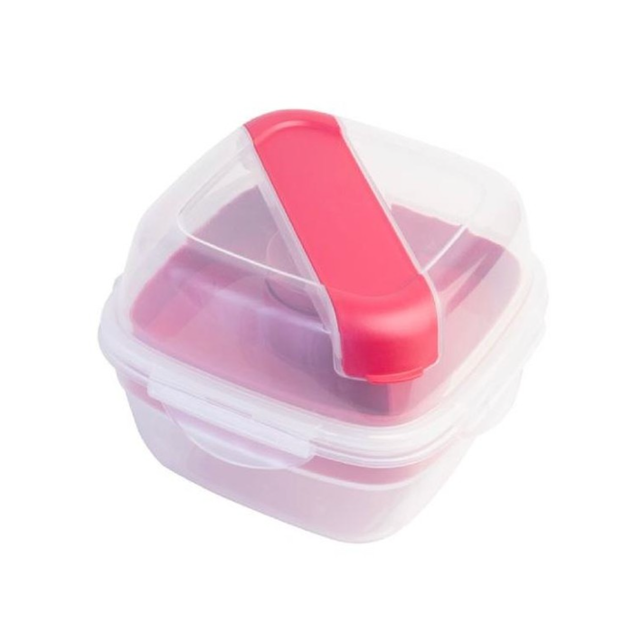 LocknLock TO-GO 2 in 1 Salad Container 950ml