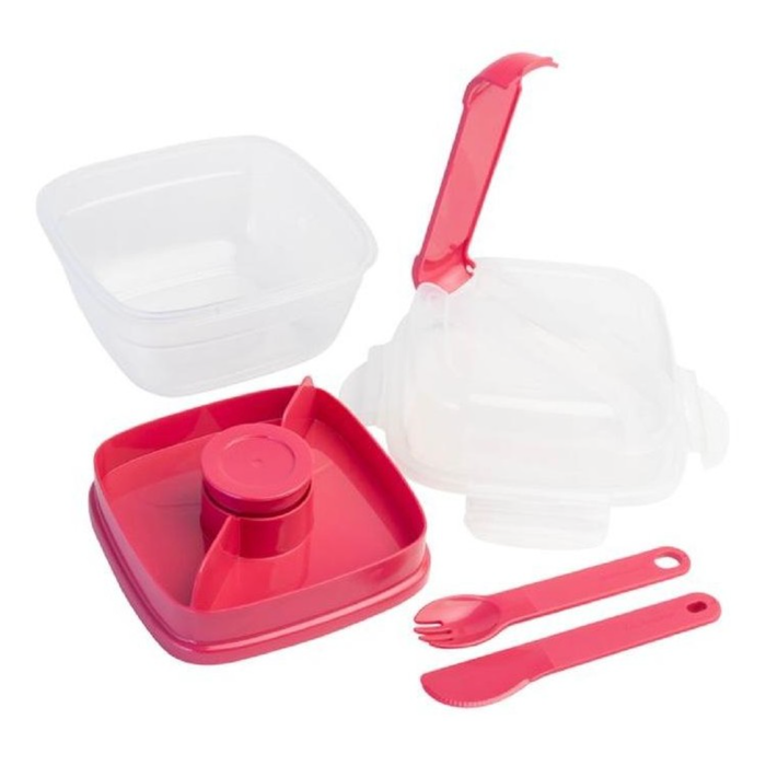 LocknLock TO-GO 2 in 1 Salad Container 950ml