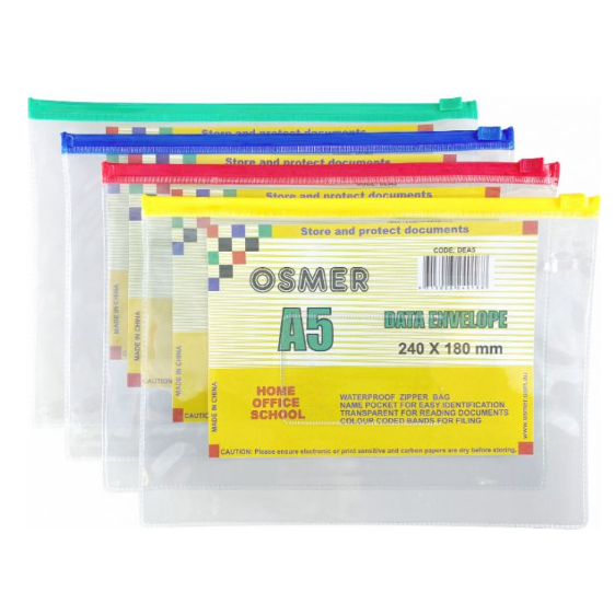 Osmer A5 Data Envelope - 12pk