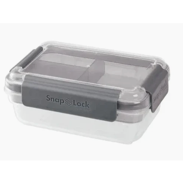 Snap Lock 2pc Divided Bento Lunch Box - 946ml