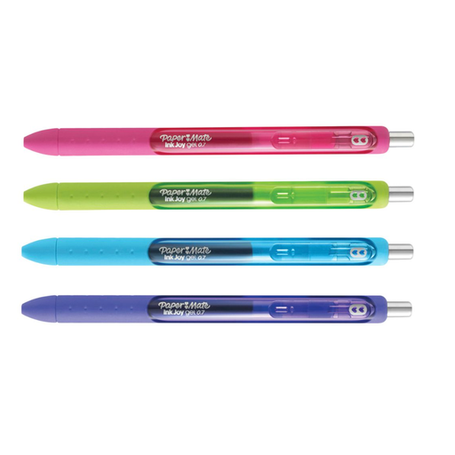 Papermate InkJoy Gel 0.7mm Pens - 4 Pack