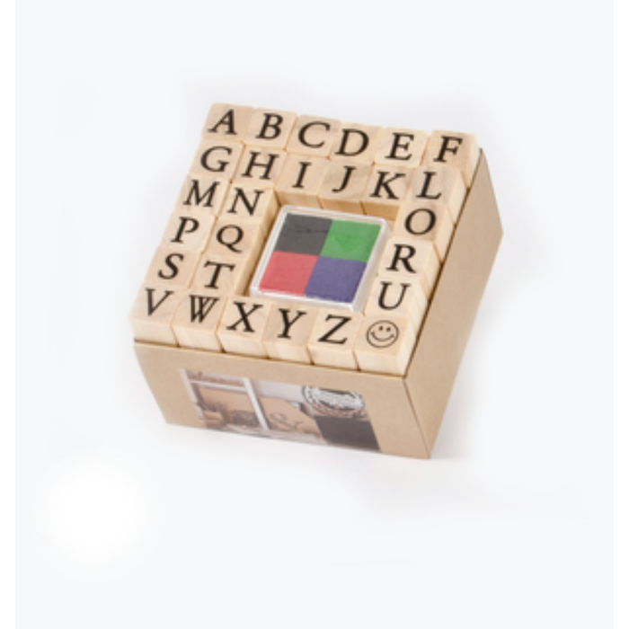 Collected & Co By Micador Stamp Set ABC Uppercase