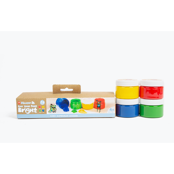 Micador Easy Wash Paint Bright 4pk