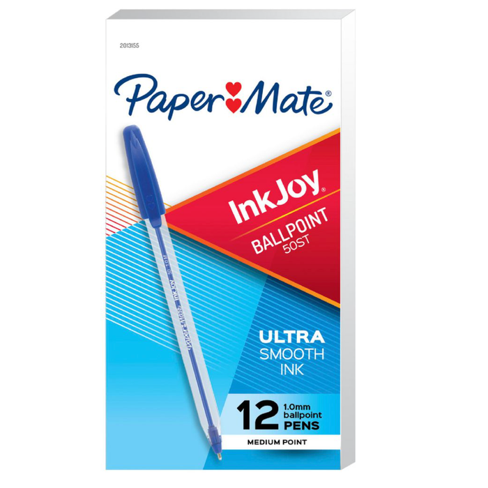 Papermate InkJoy 50 Ballpoint Pens- 12pk Blue
