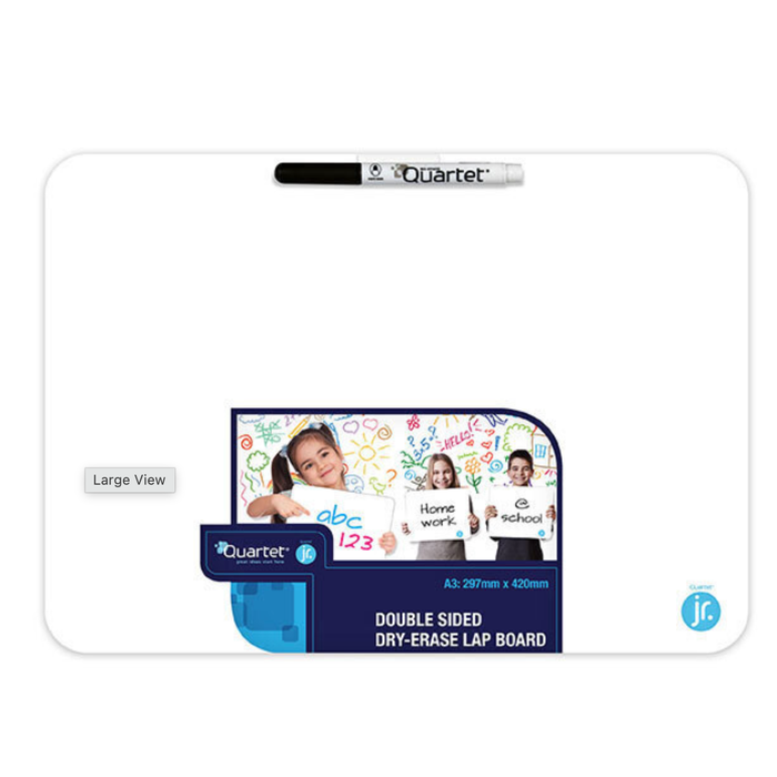 Quartet Double Sided Dry Erase Lap Board A3 Size