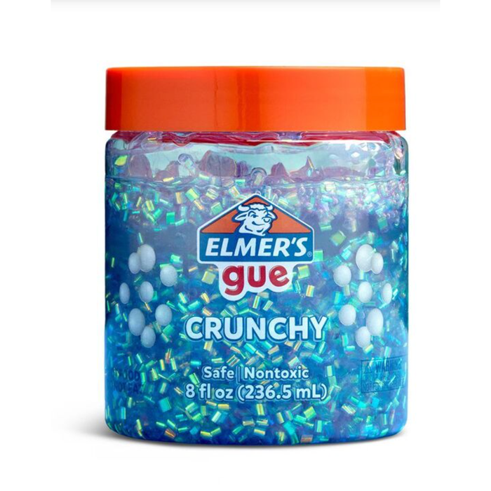 Elmers Premade Crunchy Slime Variety Pack 2pk Blue