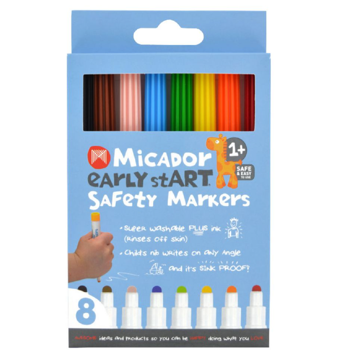 Micador Early Start Safety Markers 8pk