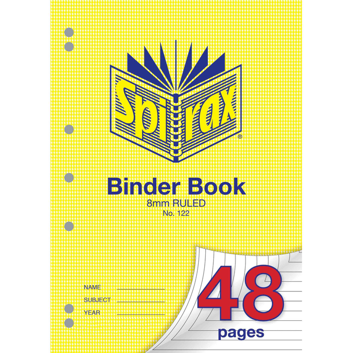 Spirax 122 Binder Book A4 8 mm - 48 Page