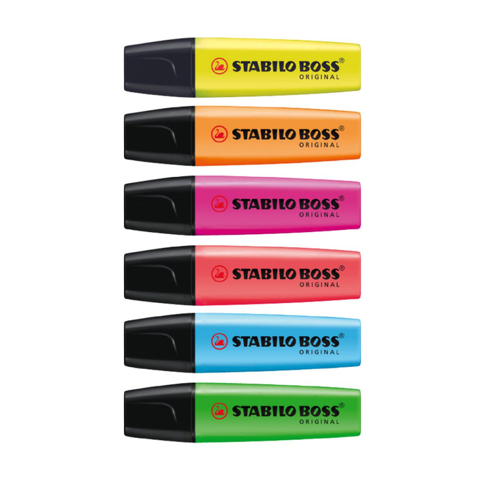 Stabilo Boss Highlighter Pack 6 Assorted