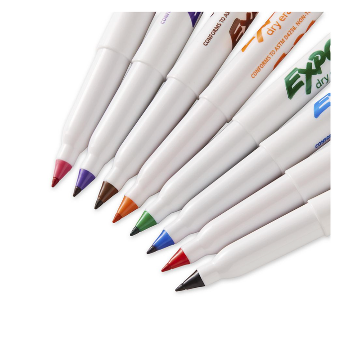 Expo Ultra Fine Whiteboard Markers 8 Pack