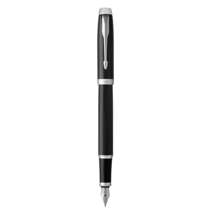 Parker IM Black Fountain Pen (Gold or Chrome)