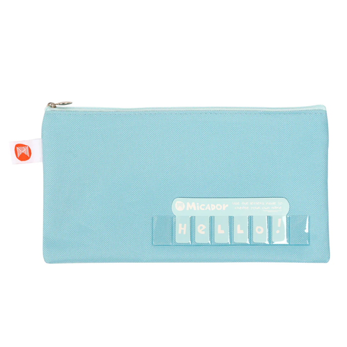 Micador Name Pencil Case - 235 X 130mm (Assorted Colours)