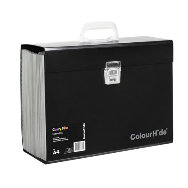 COLOURHIDE EXPANDING FILE PP CARRY FILE