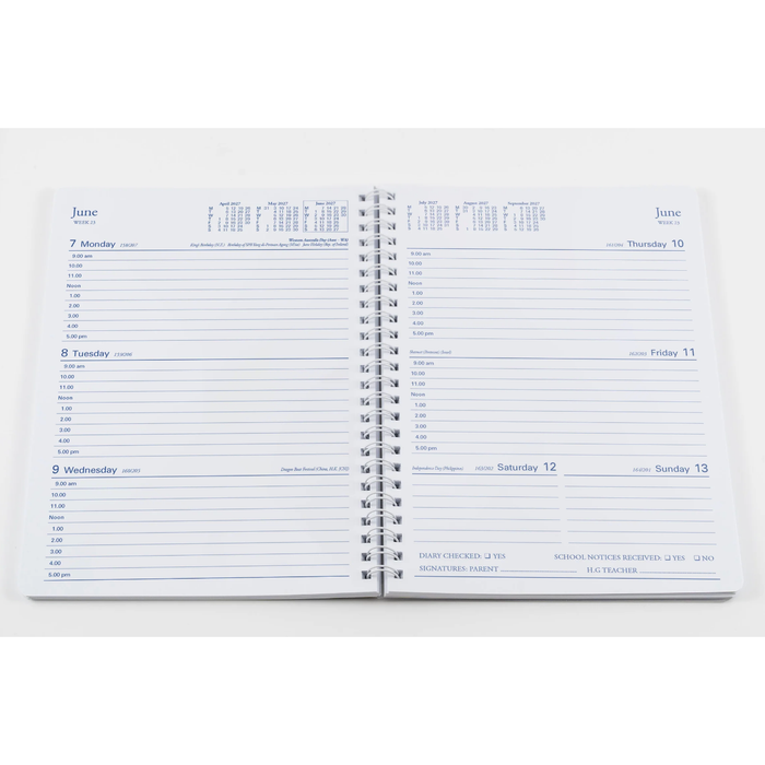Collins Debden Student School Diary 2027 A5
