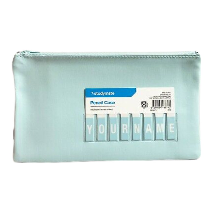 Studymate Pencil Case Name Small with Single Zip