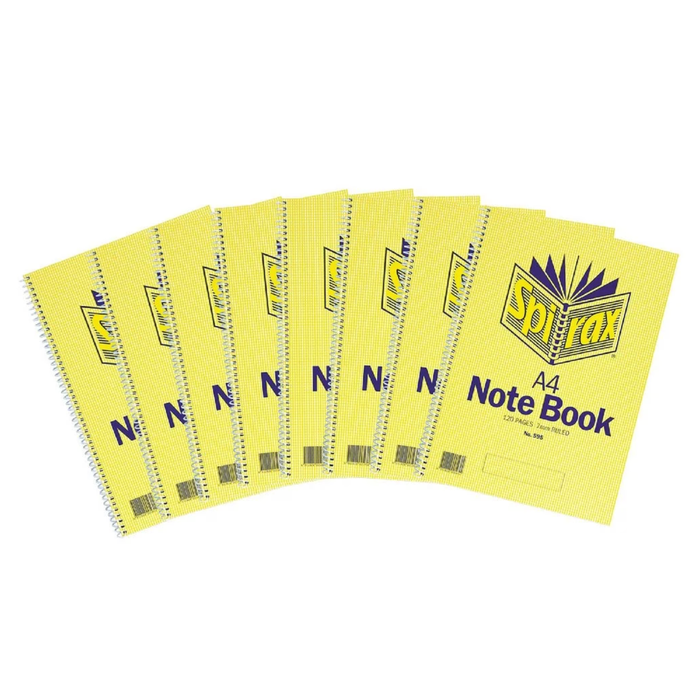 Spirax 595 Notebook A4 120 Page